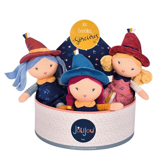 Doudou Jolijou Tkanene lutke Vještice 24 cm