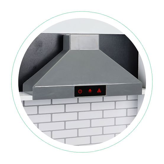 Drvena kuhinja za djecu + zvukovi i svjetla ECOTOYS