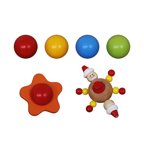 Drvena staza za kuglice Baller