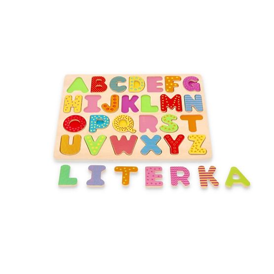 Drvena puzzle abeceda - velika slova