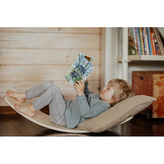 Drvena balansna ploča za djecu ljuljačka za vježbanje ravnoteže ECOTOYS