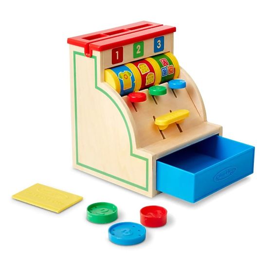 Drvena blagajna 123 Melissa & Doug