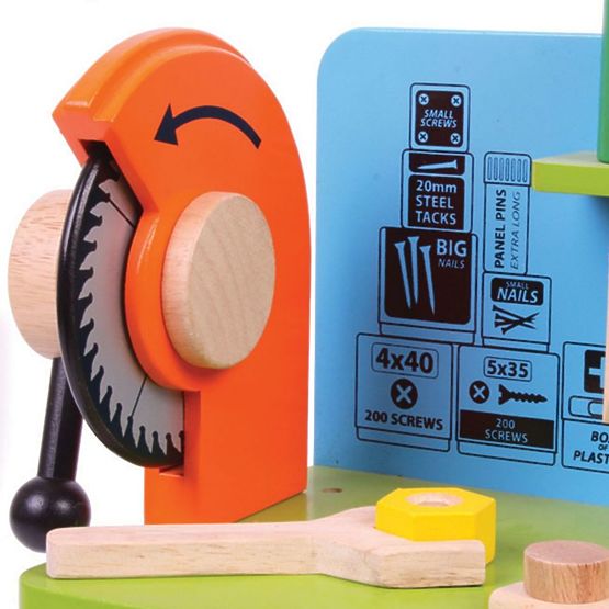 Drvena DIY radionica s alatima