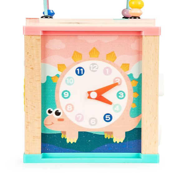 Drvena edukativna kocka, sorter mula ECOTOYS