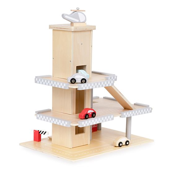 Drvena garaža sa liftom