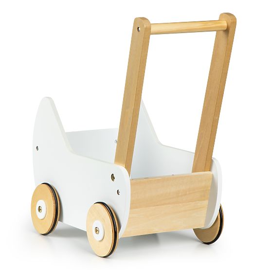 Drvena kolica za lutke hodalica ECOTOYS