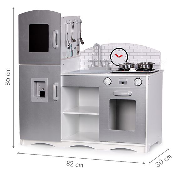 Drvena kuhinja za djecu XXL s opremom