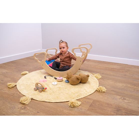 Drvena ljuljačka montessori - duga