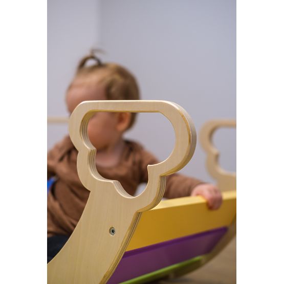 Drvena ljuljačka montessori - duga