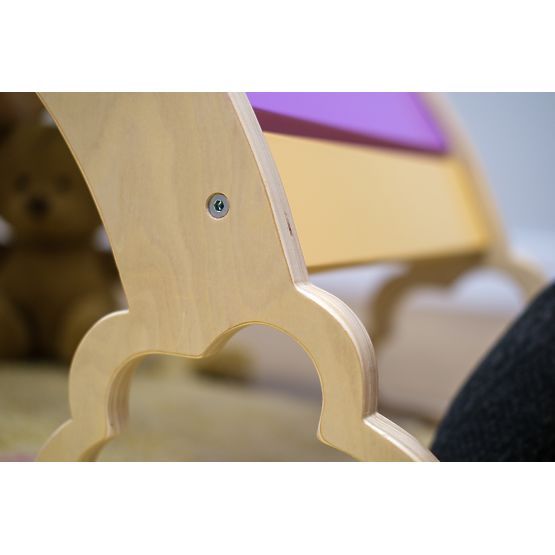 Drvena ljuljačka montessori - duga