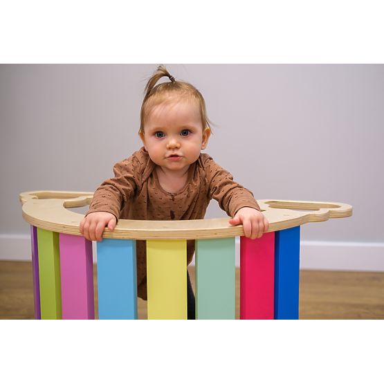 Drvena ljuljačka montessori - duga