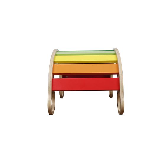 Drvena Montessori ljuljačka Jumbo - boje