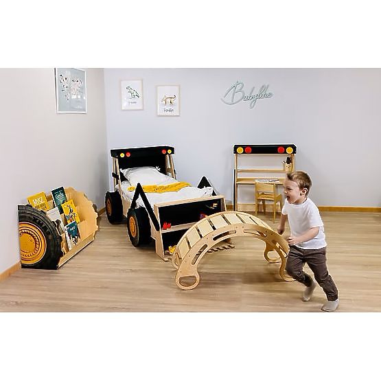 Drvena Montessori ljuljačka - prirodna
