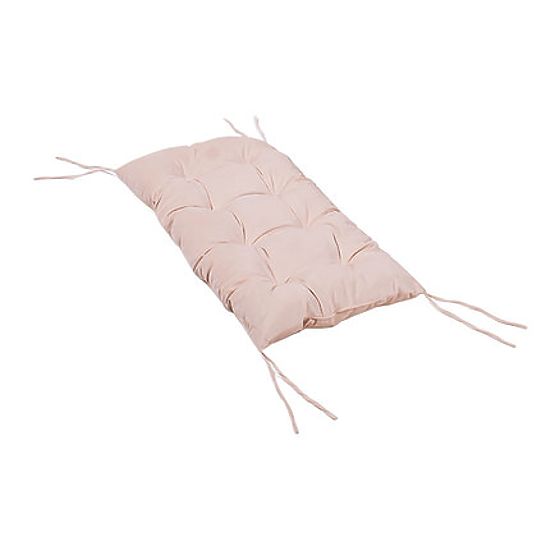 Drvena Montessori ljuljačka s bež jastukom - 85 cm