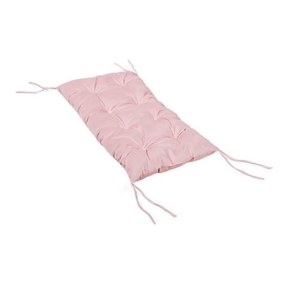 Drvena Montessori ljuljačka s ružičastim jastukom - 85 cm