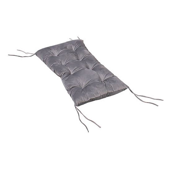 Drvena Montessori ljuljačka sa sivim jastukom - 100 cm