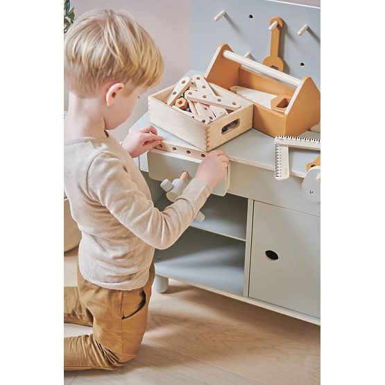 Drvena radionica Nordic - siva