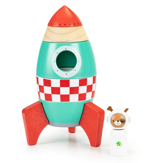 Drvena sklopiva raketa EcoToys