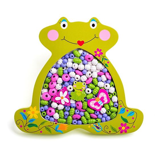 Drvene perle s žabicom