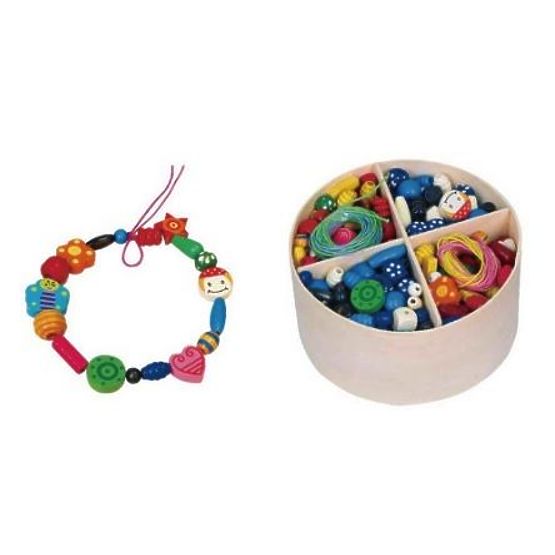 Drvene perle - veliki set