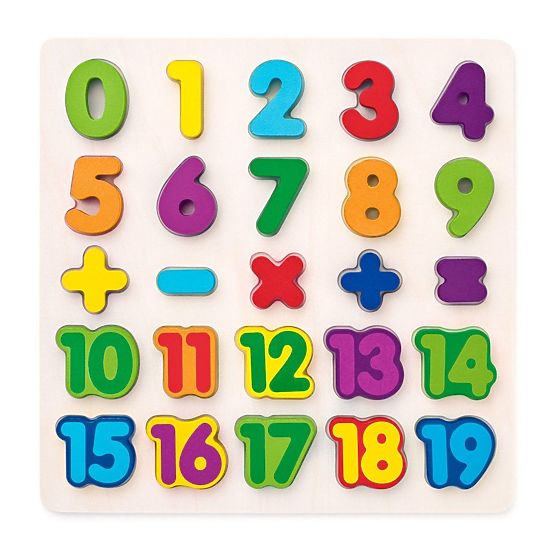 Drvene puzzle brojevi