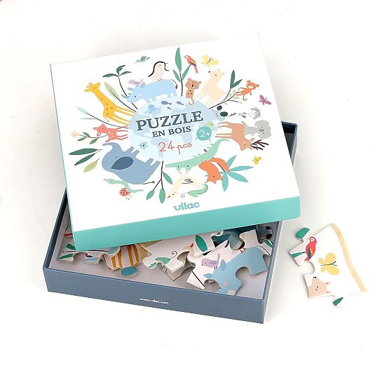 Drvene puzzle - svijet