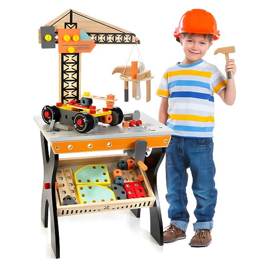 Drveni dječji radni stol ECOTOYS