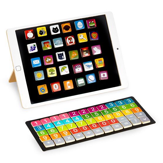 Drveni edukativni tablet magnetska ploča za kredu ECOTOYS