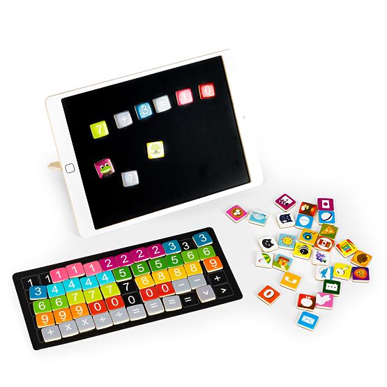 Drveni edukativni tablet magnetska ploča za kredu ECOTOYS