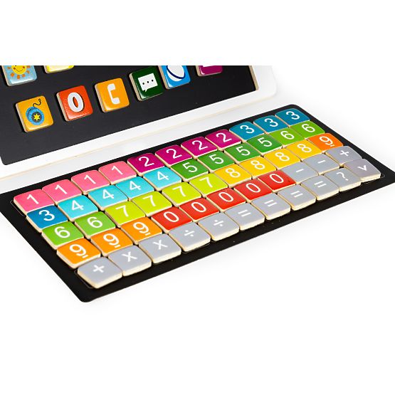 Drveni edukativni tablet magnetska ploča za kredu ECOTOYS