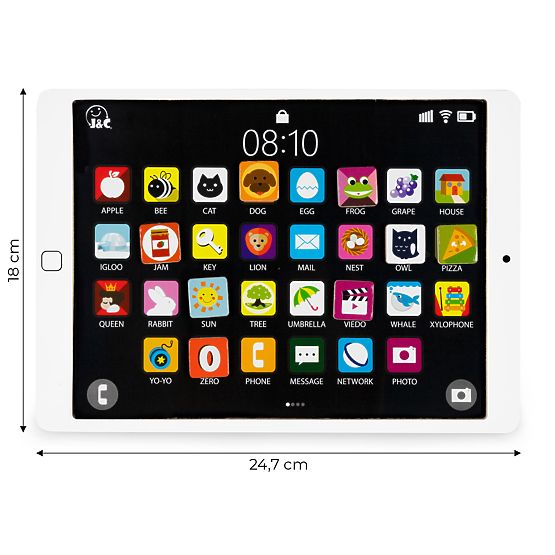 Drveni edukativni tablet magnetska ploča za kredu ECOTOYS