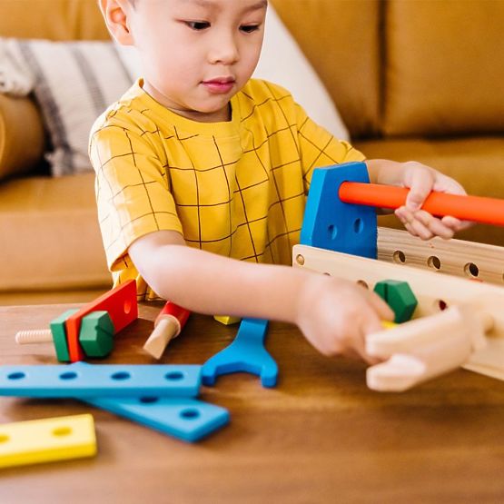 Drveni konstrukcijski set Melissa & Doug