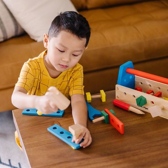 Drveni konstrukcijski set Melissa & Doug