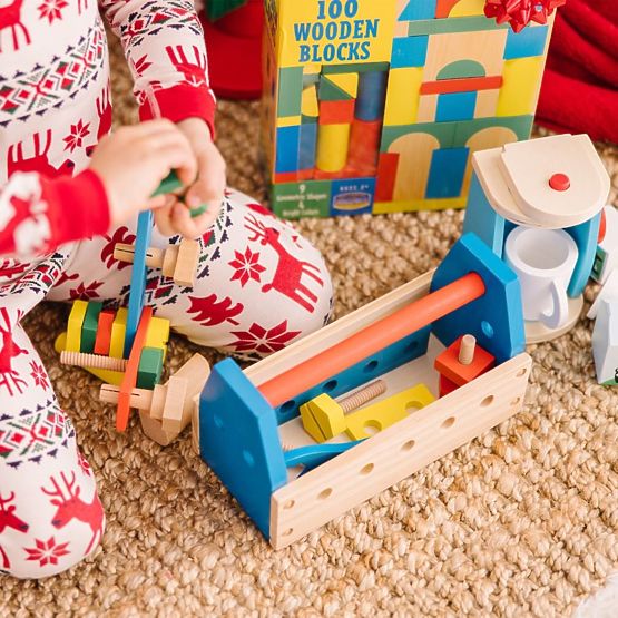 Drveni konstrukcijski set Melissa & Doug