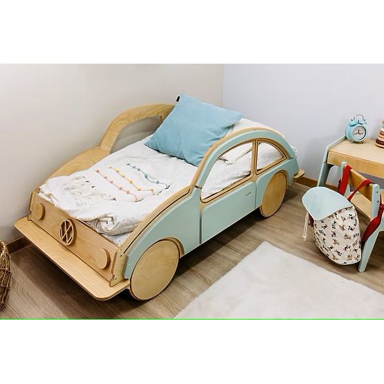 Drveni krevet auto VW BEETLE 160x80 cm
