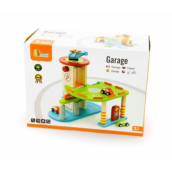 Drveni parking - igraća garnitura s liftom