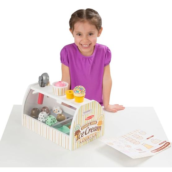 Drveni salon za sladoled Melissa & Doug