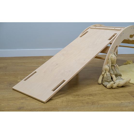Drveni tobogan montessori - prirodni