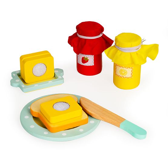 Drveni toster s dodacima