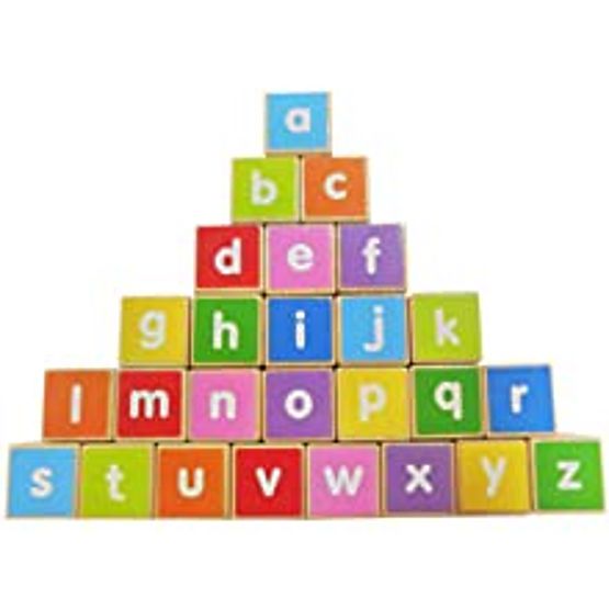 Drveni vlak velike edukativne kocke abeceda ECOTOYS