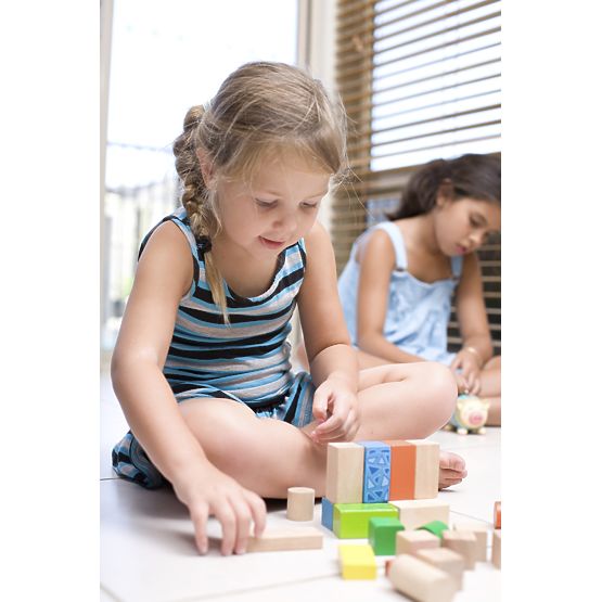 Ecotoys drvene kocke - 100 kom