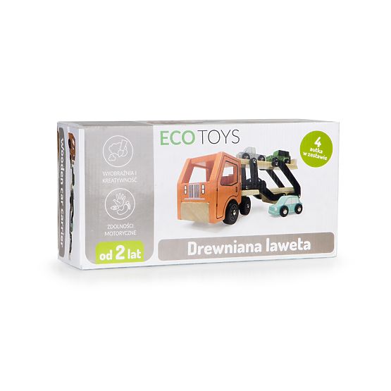 EcoToys drveni kamion za smeće