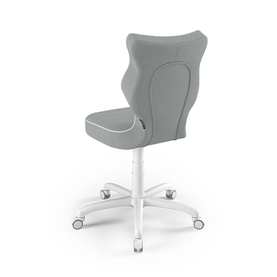Ergonomska stolica za radni stol prilagođena visini 146-176,5 cm - siva