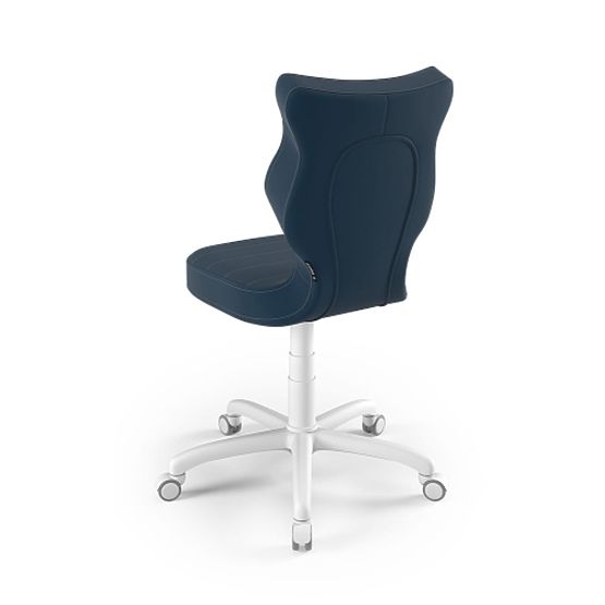 Ergonomska stolica za pisaći stol prilagođena visini 146-176,5 cm - mornarsko plava