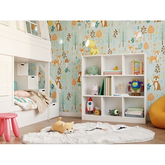 Fiesta 8P BIJELA Polica