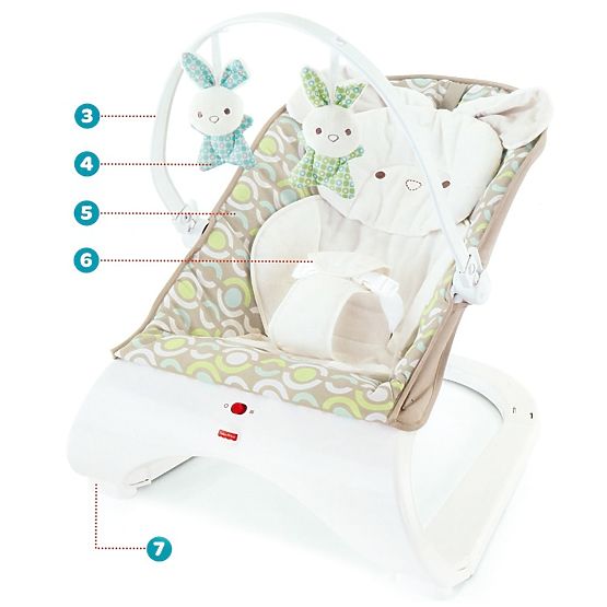Fisher Price Lehátko Comfort Curve Deluxe