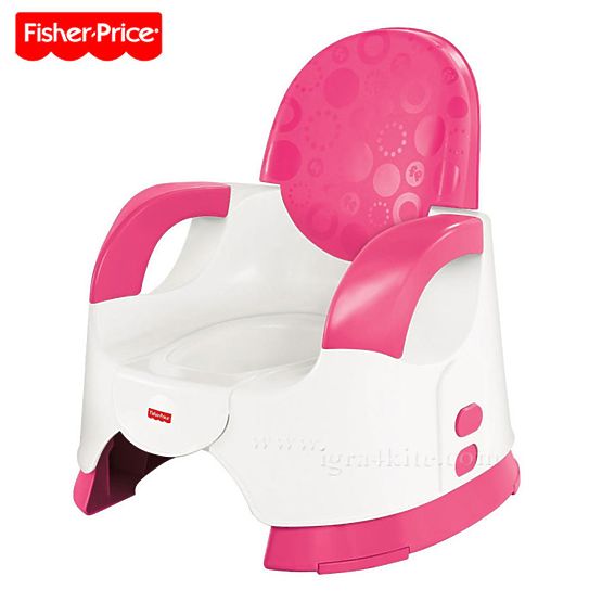Fisher Price růžový nastavitelný nočník