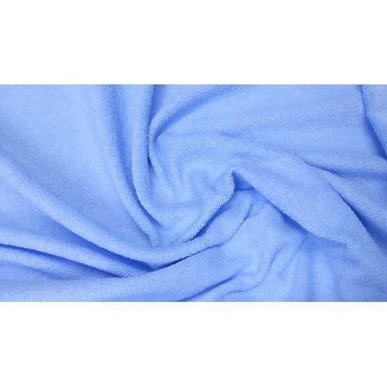 Froté prostěradlo do kočárku 75/35 BOJE LISTA: svijetlo plava