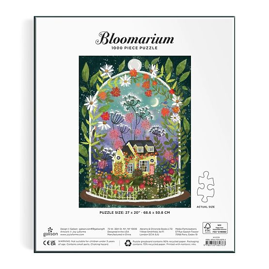 Galison Puzzle Cvjetni vrt Joy Laforme 1000 dijelova