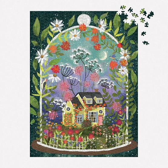 Galison Puzzle Cvjetni vrt Joy Laforme 1000 dijelova